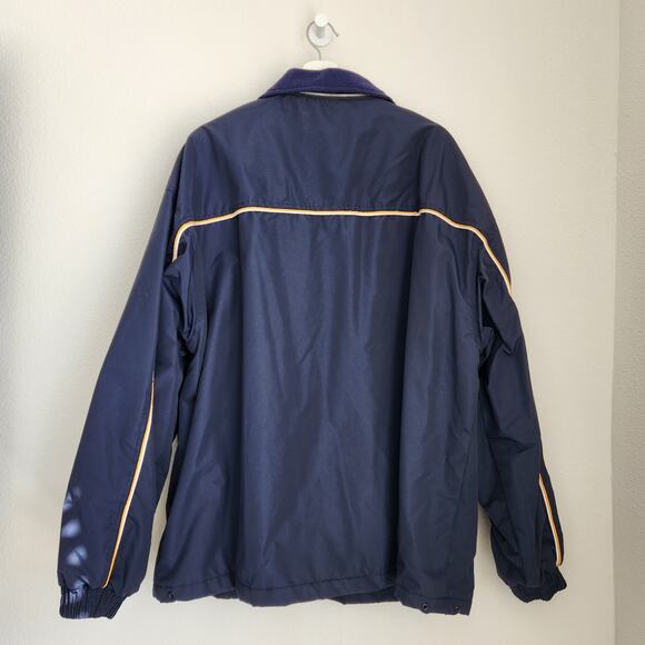 Vintage 80s Mens Andy's Sportswear Blue Alaska Fleece Lined Rain Jacket XXL - Picture 7 of 9